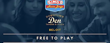 Weekly SINGO Music Bingo Nights at Downtown Den Tavern and Pizza - Beloit