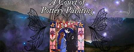 A Court of Thorns & Roses Themed Pottery Painting