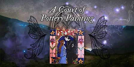 A Court of Thorns & Roses Themed Pottery Painting