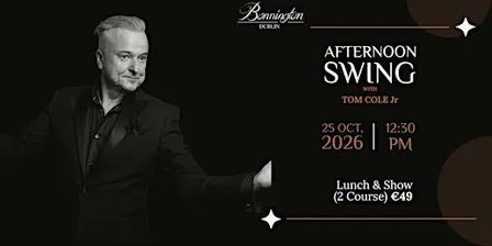 Afternoon Swing with Tom Cole Jr — Live @ Bonnington Dublin Hotel!