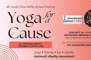 Yoga for a Cause - benefitting Cincinnati Animal CARE