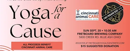 Yoga for a Cause - benefitting Cincinnati Animal CARE