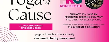 Yoga for a Cause - benefitting Pink Ribbon Good