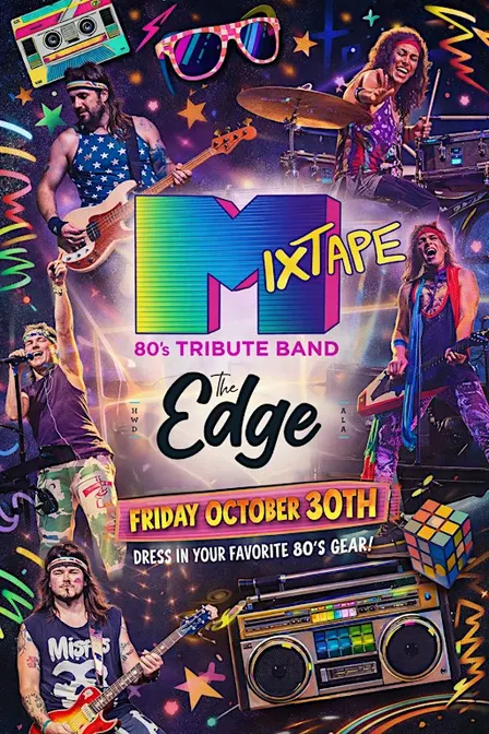 Mixtape 80's Tribute Band - Friday, October 30th