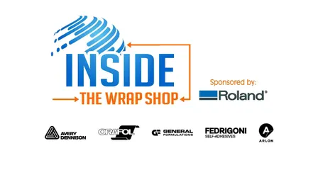 Inside the Wrap Shop (Boat Wrap)