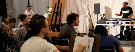 Alright DrawNite: Figure Drawing at historic El Progreso Hall