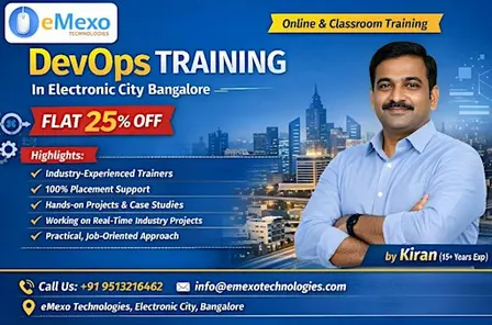 Free DevOps Demo Class in Electronic City Bangalore | eMexo Technologies