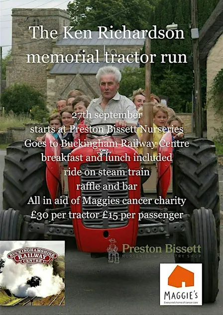 THE KEN RICHARDSON MEMORIAL TRACTOR RUN SUNDAY 27th SEPTEMBER
