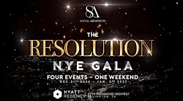 THE RESOLUTION NYE GALA AT HYATT REGENCY HOTEL