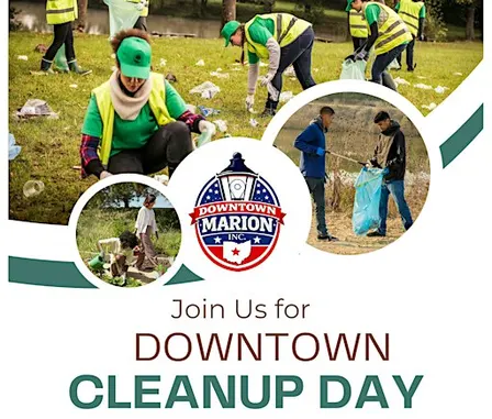 Downtown Marion Cleanup Day