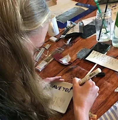 workshop keramische tegels beschilderen  tegelwijsheden