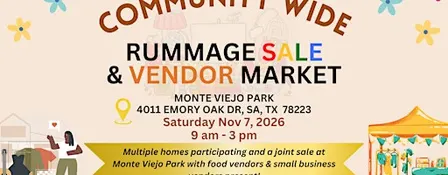 Community Wide Rummage Sale & Vendor Market