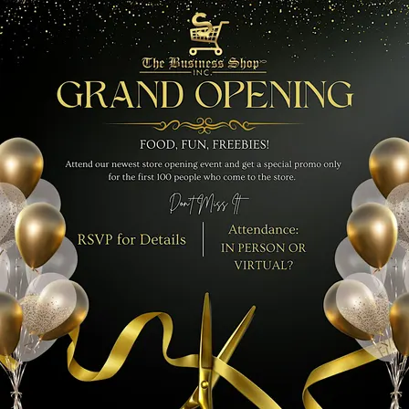 Grand Opening Party: The Business Shop Inc.