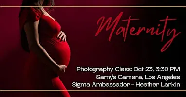 Studio Maternity Portraits w/ Sigma Ambassador Heather Larkin - Los Angeles
