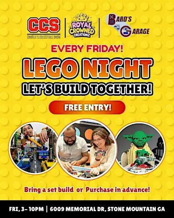 Lego Night! Let’s build together!