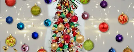 Table top Christmas lolly tree booked out