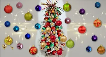 Table top Christmas lolly tree booked out