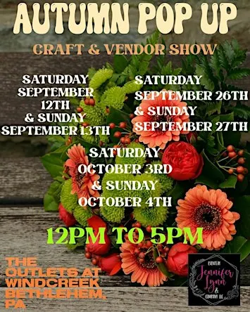 Autumn Craft & Vendor Pop Ups!