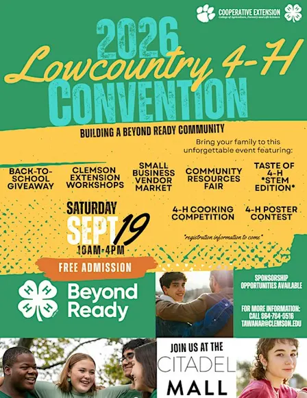 2026 Lowcountry 4-H Convention Booth Registration