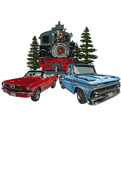 Roarin' The Redwoods 4th Annual Car Show at Roaring Camp, Felton CA