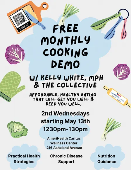 FREE Cooking Demonstration: Affordable, Healthy Eating w/ Kelly White, MPH