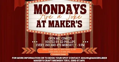 Mondays Are A Joke Open Mic Comedy