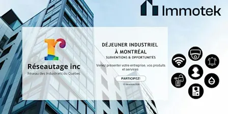 Déjeuner Industriel à Montréal chez Immotek