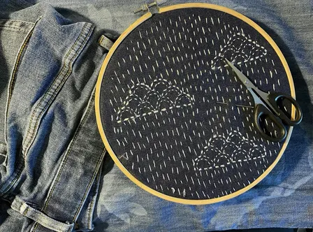 Sashiko -Inspired Visual Mending (Eccles)