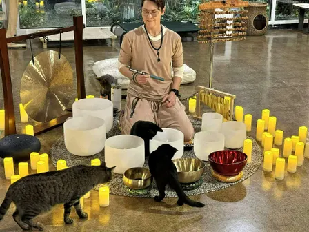 Sacred Sound Bath Journey with Kathryn Watterson to benefit Ferndale Cats