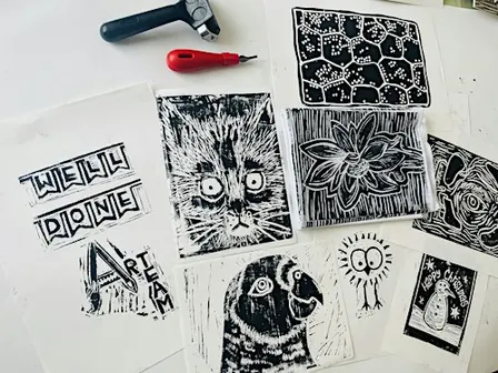Lino Printing Workshop - October