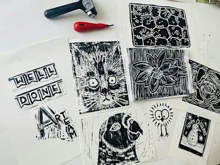 Lino Printing Workshop - October
