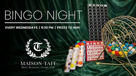 Bingo Night & Happy Hour at Tait House – Every Wednesday