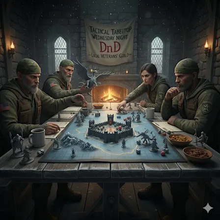 Tactical Tabletop: D&D at The Vet Lounge