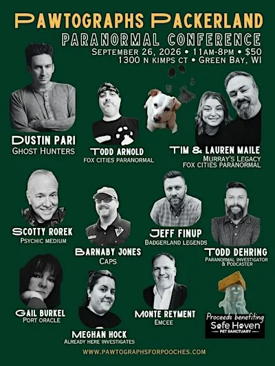 Pawtographs Packerland Paranormal Conference