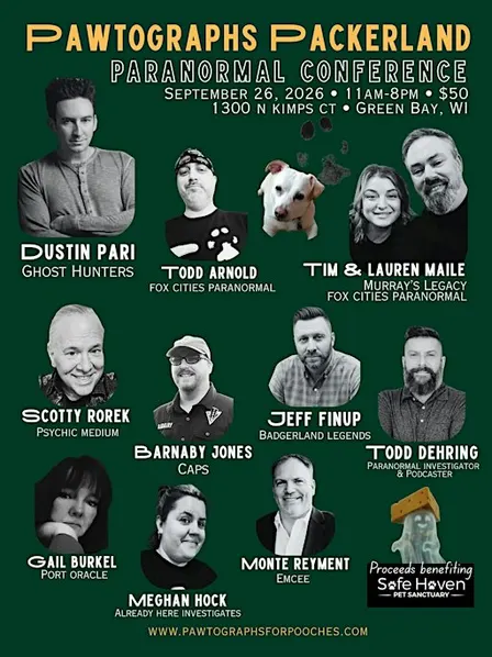 Pawtographs Packerland Paranormal Conference