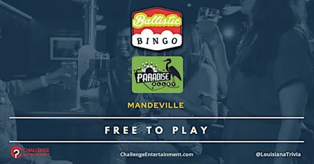 Weekly Ballistic Bingo Nights at Paradise Alley - Mandeville