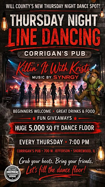 Killin’ It With Kristi Line Dance Lessons at Corrigan’s