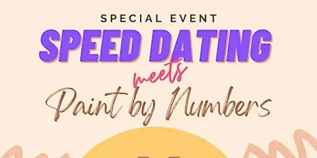 Speed Dating Meets Paint by Numbers | 28-39 yr | Nth Melb