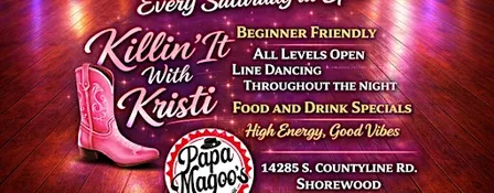 Killin’ It With Kristi Line Dance Lessons at Papa Magoos