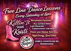 Killin’ It With Kristi Line Dance Lessons at Papa Magoos