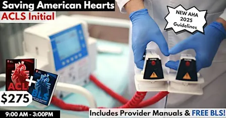 American Heart Association ACLS Initial Certification