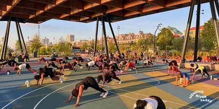 Sweat Cardio at Tom Lee Park