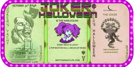 Joker Boston VIP Halloween Party Cruise