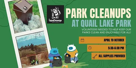 Park Cleanup at Quail Lake Park