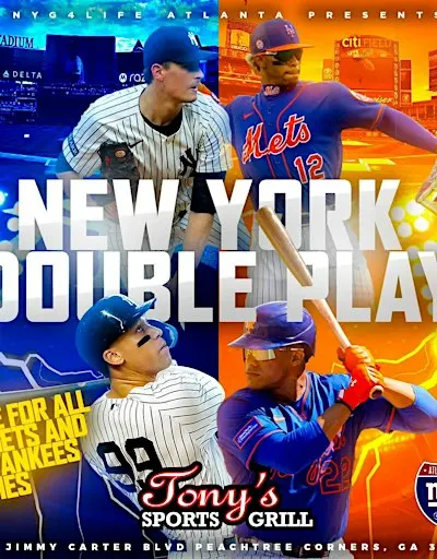 New York Double Play - NY Mets & NY Yankees Watch Parties