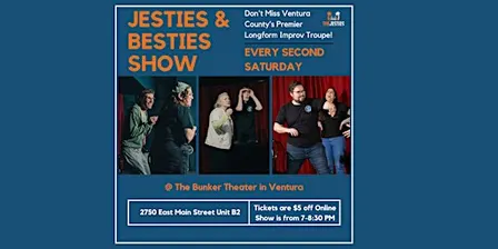 Jest Improv's Mainstage Improv Comedy Show: The Jesties & Besties Show!
