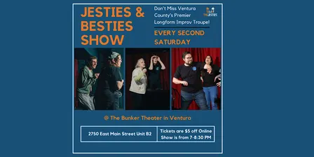 Jest Improv's Mainstage Improv Comedy Show: The Jesties & Besties Show!