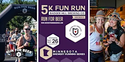 5k Fun Run x Badger Hill Brewing Co | 2026 MN Brewery Running Series
