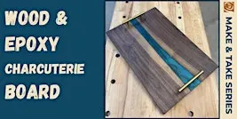 Wood & Epoxy Charcuterie Board