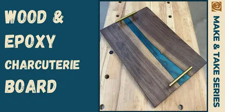 Wood & Epoxy Charcuterie Board